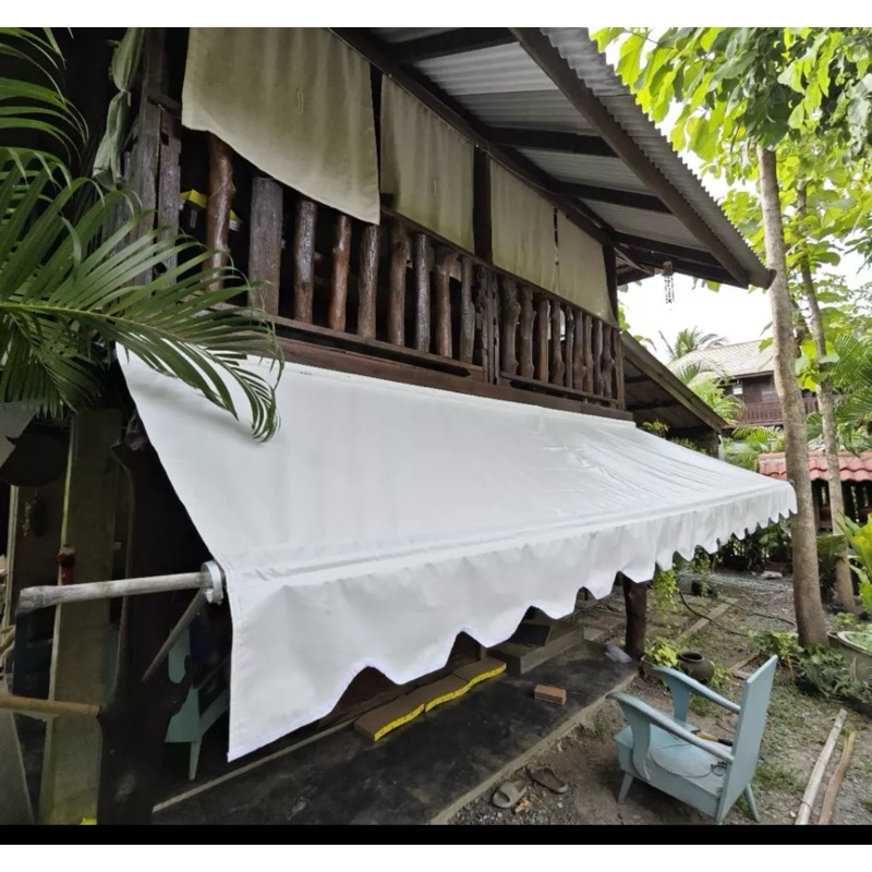 ผ้าใบกันสาดแบบกึ่งสำเร็จรูป