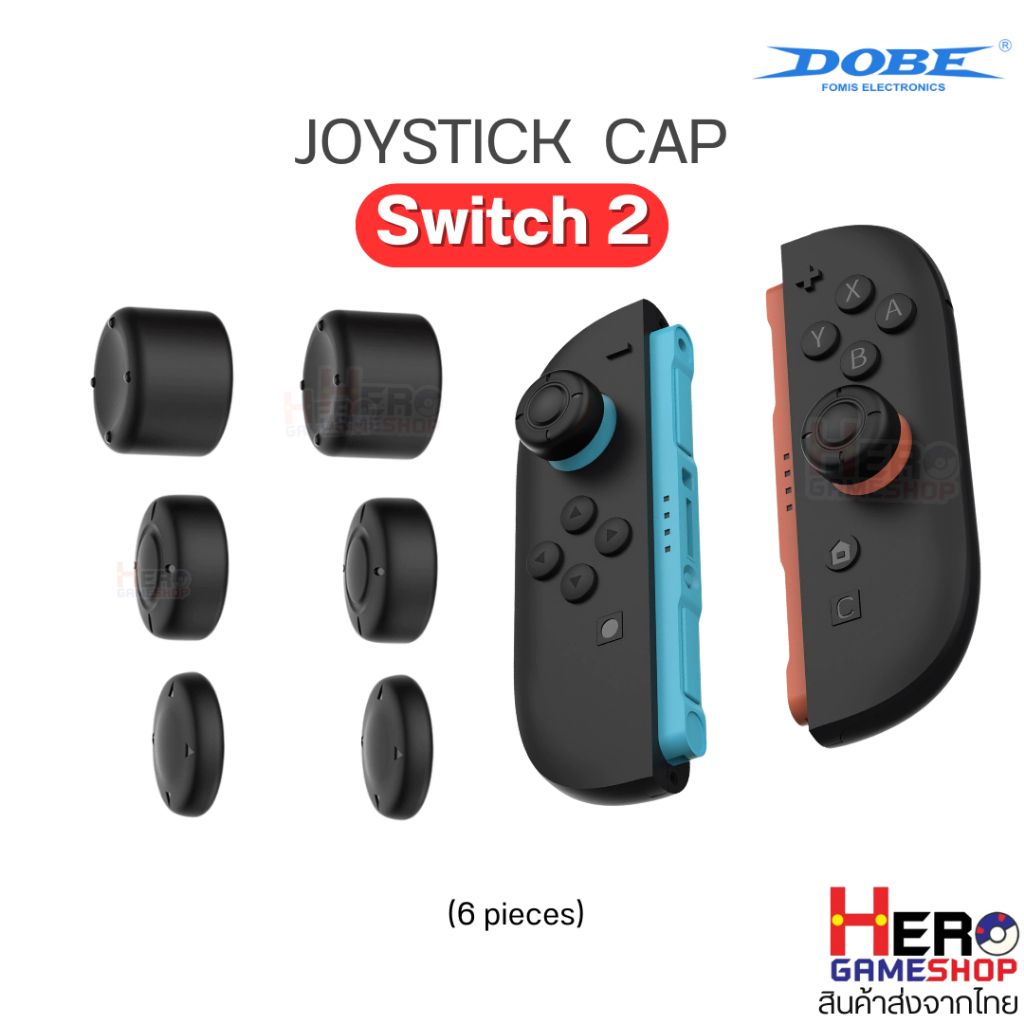 [DOBE] พร้อมส่งในไทย Joystick Cap  ซิลิโคนหุ้มอนาล็อก 3สไตล์ สำหรับ Nintendo Swi