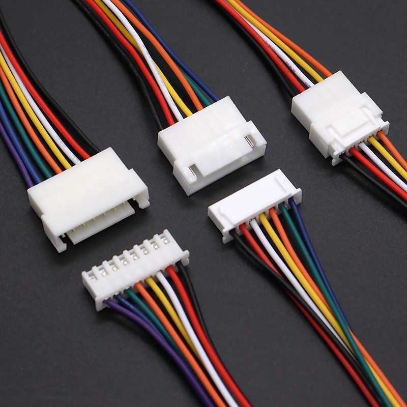 สายเชื่อมต่อเทอร์มินัล Ph2.0 แบบอากาศ 2p-10p ตัวผู้-ตัวเมีย สาย 2 มม. หัวเดียวเคลือบดีบุก 20 ซม.