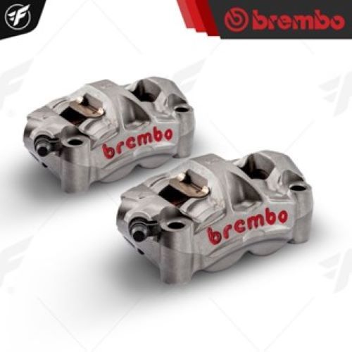 ปั๊มเบรคล่าง Brembo M50 100 mm. เทาโลโก้แดง