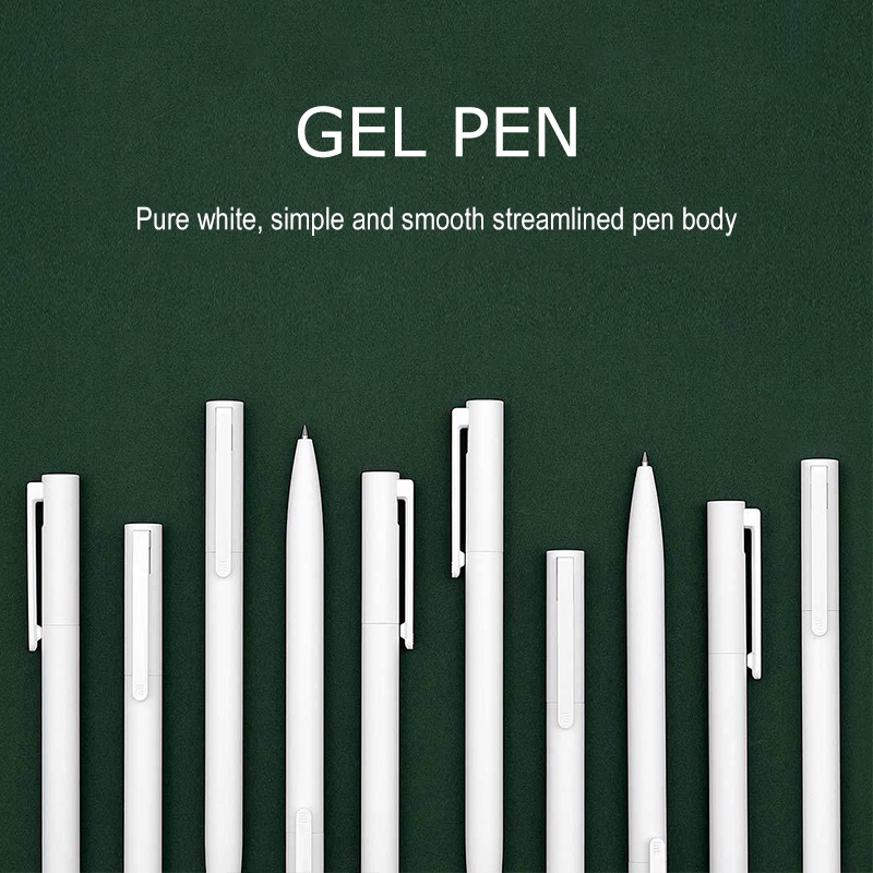 Xiaomi High-capacity Gel Pen 0.5mm (10-pack) ปากกาเจล เขียนลื่นๆ แห้งไว ไม่เลอะ  Mi gel pen 10pcs ปากกาหมึกเจล 0.5mm - รูปที่ 6