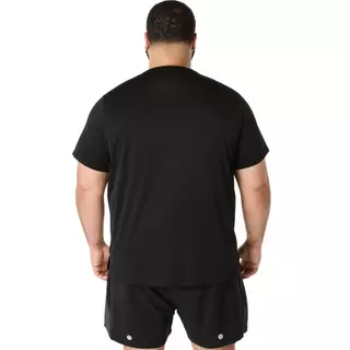 ASICS : 2011D242.001 ASICS SILVER SS TOP MEN RUNNING ผู้ชาย เสื้อคอกลม ของแท้ PERFORMANCE BLACK