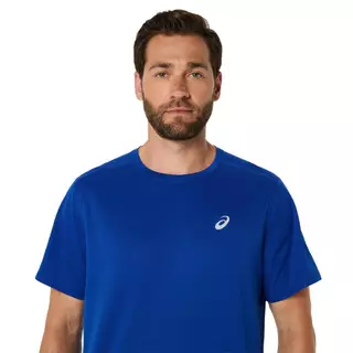 ASICS : 2011D242.401 ASICS SILVER SS TOP MEN RUNNING ผู้ชาย เสื้อคอกลม ของแท้ ASICS BLUE