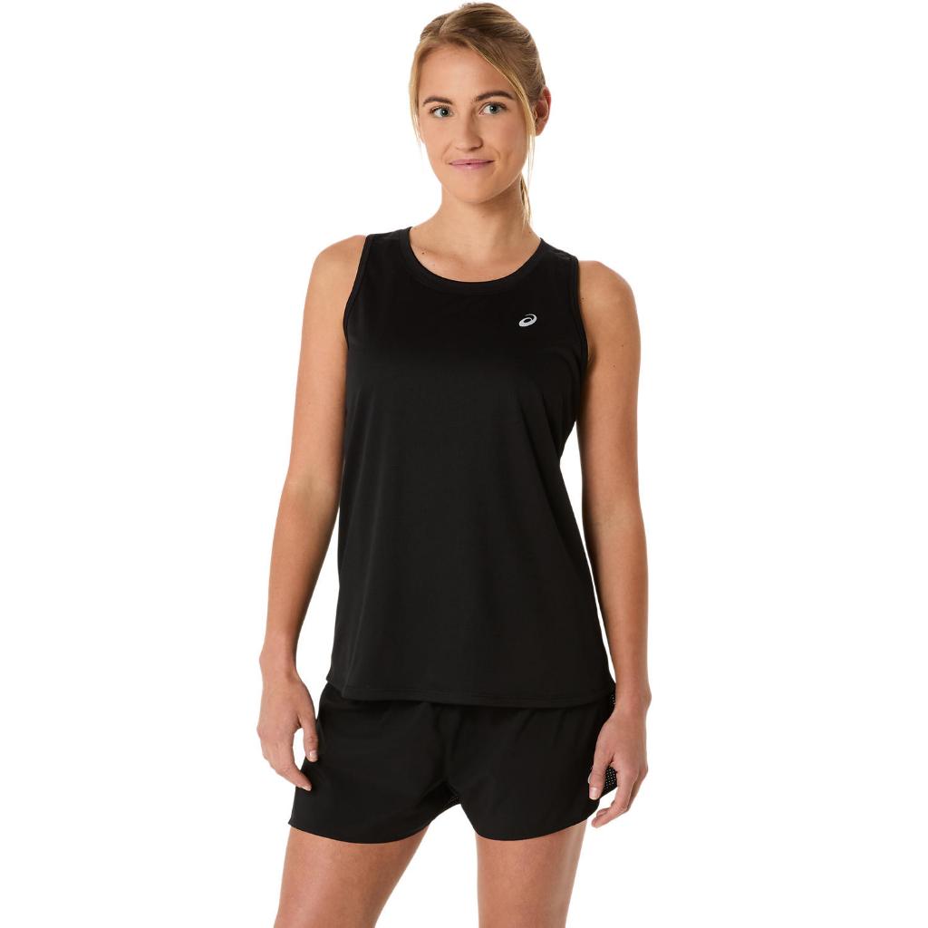 ASICS : 2012D145.001 ASICS SILVER TANK WOMEN RUNNING ผู้หญิง เสื้อกล้าม ของแท้  PERFORMANCE BLACK