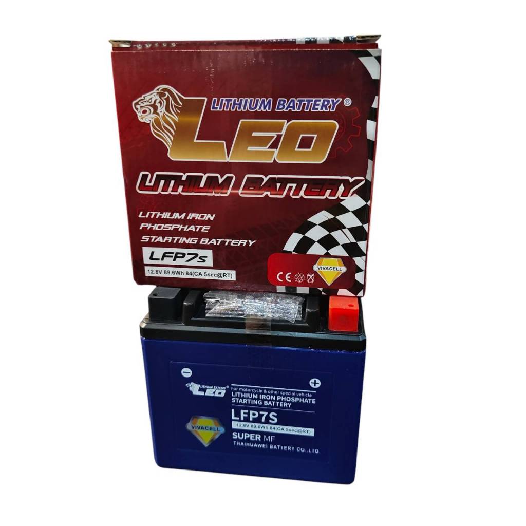 แบตรถมอเตอร์ไซค์ ลิเธียมฟอสเฟตแบต LEO LITHIUM IRON PHOSPHATE YTZ7S LFP7S (12V 7Ah)