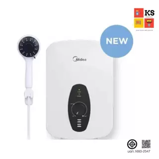 เครื่องทำน้ำอุ่น MIDEA รุ่น MWH-38QTH(W) 3,800 วัตต์