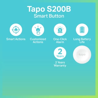 TP-Link Tapo S200B Smart Button /Tapo S200D Smart Remote Dimmer Switch ควบคุมหลอดไฟ/อิเล็กทรอนิกส์ ของTapo เพียงปลายนิ้ว