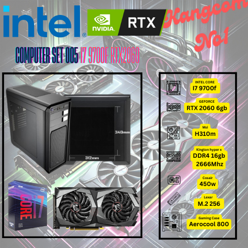 Comset KangcomNo1 005 i7 9700f Rtx2060 Rog 6gb มือสอง สภาพใหม่มากๆ