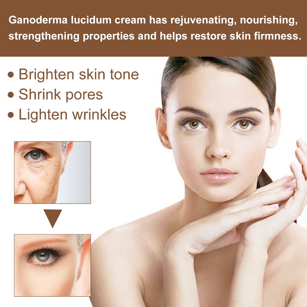 EELHOE ครีมเห็ดหลินจือ ช่วยลดเลือนริ้วรอยอย่างมีประสิทธิภาพและทำให้ครีมให้ความชุ่มชื้นเห็ดหลินจือสดใสขึ้น Reishi Cream - รูปที่ 5