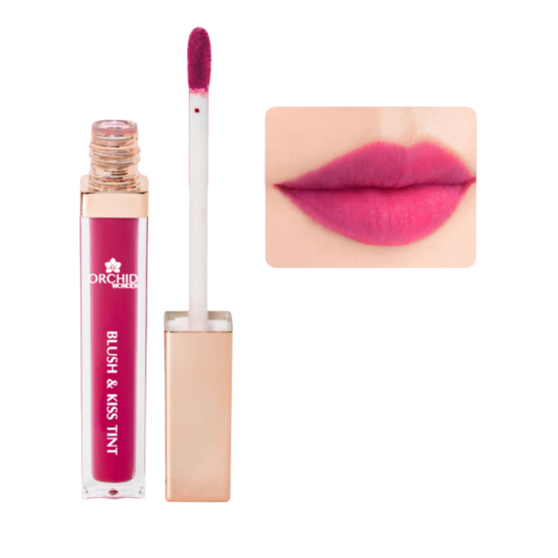 Orchid Wonder BLUSH & KISS TINT No.05: Mauve (มอฟ) – ชมพูอมม่วงนัวๆ