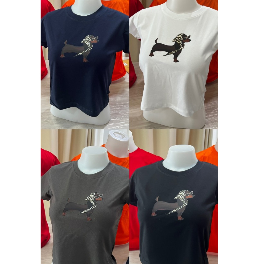 เสื้อยืด เบบี้ที เสื้อผ้าผู้หญิง COTTON100% ลายสกรีนน่ารัก