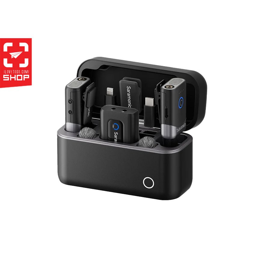 ไมค์ไวเลส Saramonic - Mix 2.4 GHz Professional Wireless Microphone with Mic In