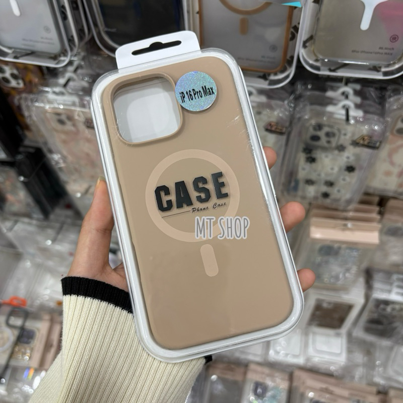 เคสแม่เหล็ก ชาร์จไร้สายซิลิโคนนุ่มกันกระแทก สำหรับรุ่น i13 14 13promax 14promax 15 16 16plus 15promax 16promax – โปรปัง