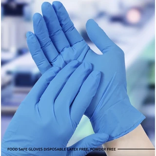 INTCO PVC GLOVES 50/100ชิ้น ถุงมือไม่มีแป้ง สำหรับผู้ที่แพ้แป้งในถุงมือ ไม่ระคายเคือง ยืดหยุ่นดี
