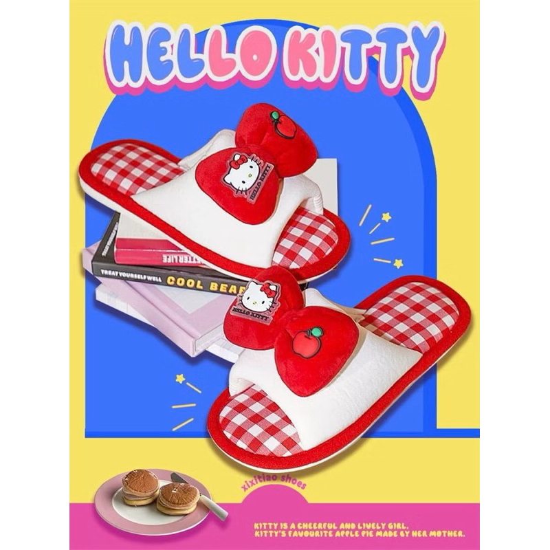 รองเท้า XIXITIAO X SANRIO HELLO KITTY SLIPPERS แท้ 💯%