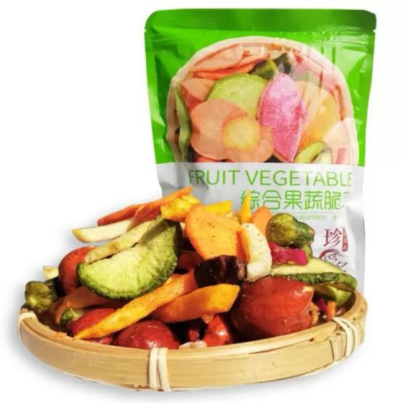ผักกรอบ 250กรัม สินค้าจากจีนแท้ การันตีกลิ่นหอมกรอบอร่อยจ้า 🥗🥕🍠
