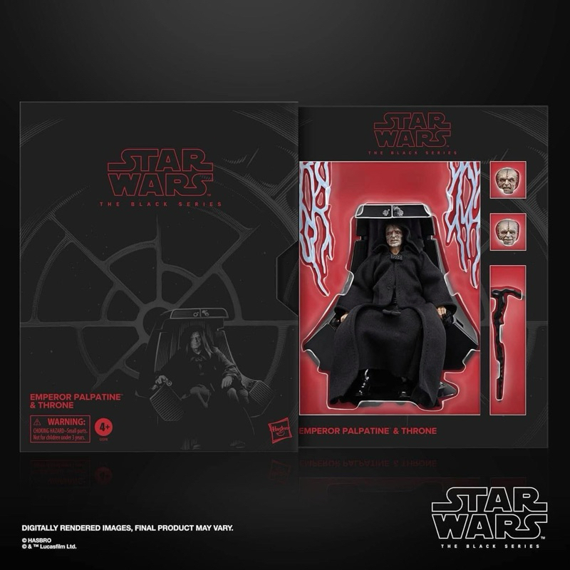 Hasbro Star Wars Black Series Emperor Palpatine & Throne