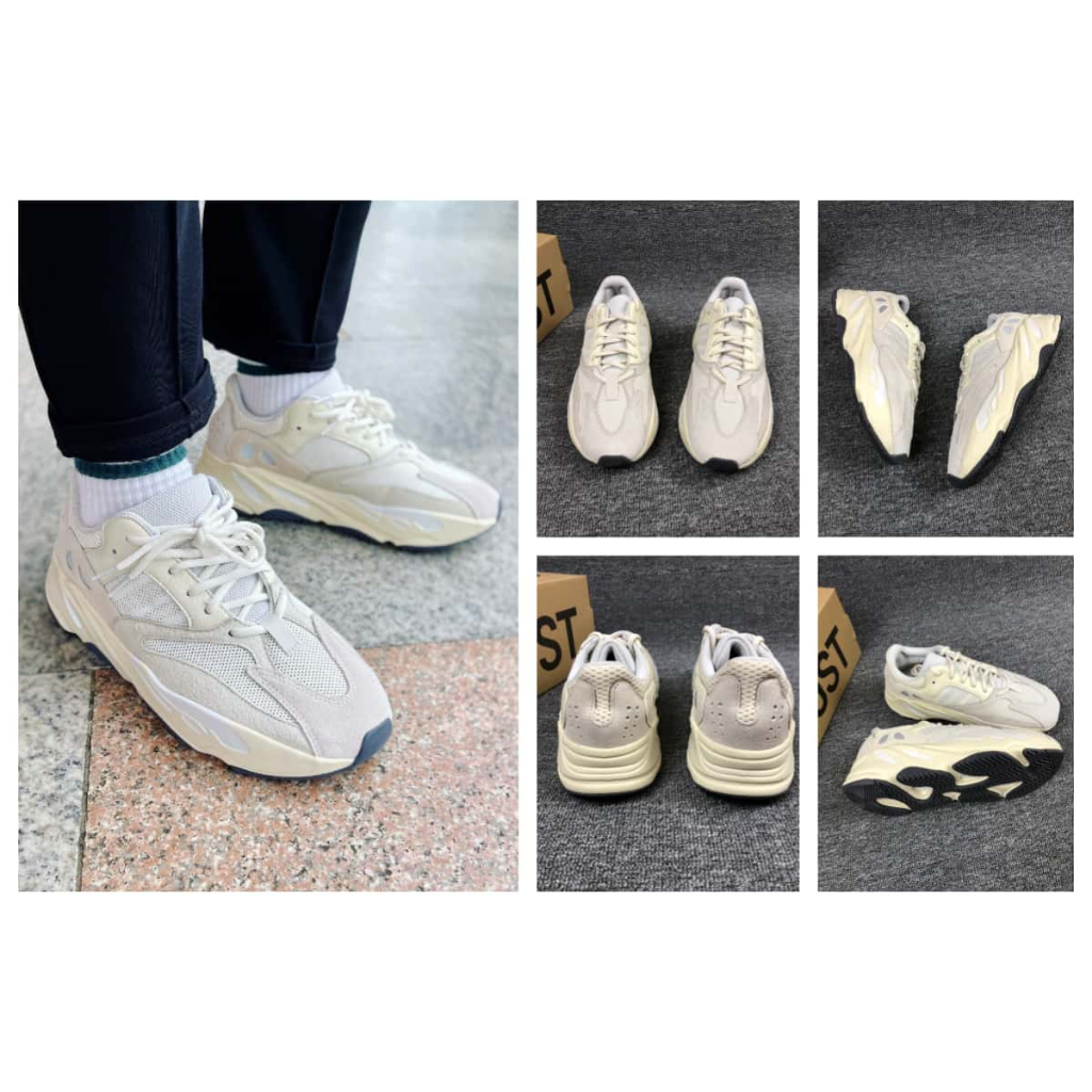 ยูนิเซ็กส์ ADIDAS ORIGINALS YEEZY BOOST 700 รองเท้าคุณพ่อแบบลำลองที่ทนทานต่อแรงกระแทกและแฟชั่น ทรงเตี้ย EG7597