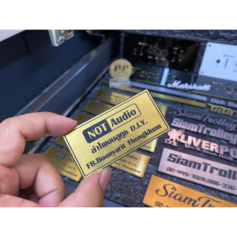 Logo ติดลำโพงบลูทูธ DIY (ตามสั่งลูกค้า) *รูปเป็นแค่ตัวอย่าง  ( แจ้งข้อความในแชต ) - รูปที่ 2