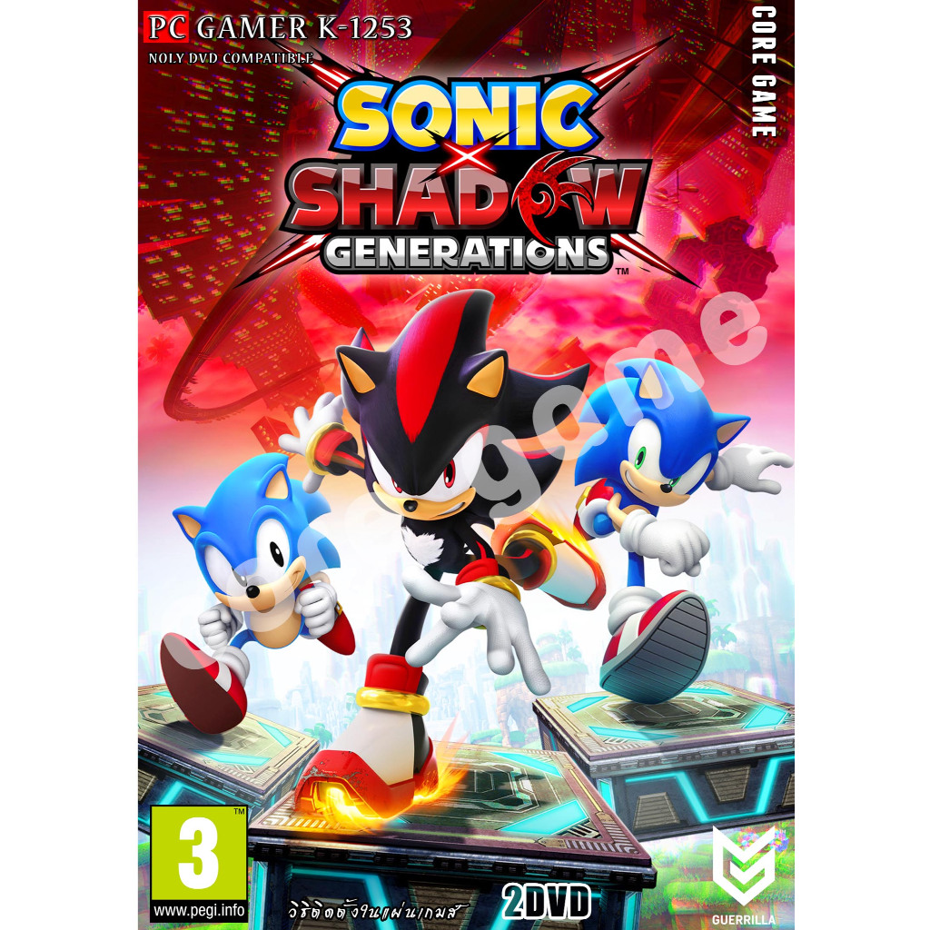 SONIC X SHADOW GENERATIONS มีคลิป VDO แนะนำการติดตั้งเกมส์  ในแผ่นและแฟลชไดร์ฟ