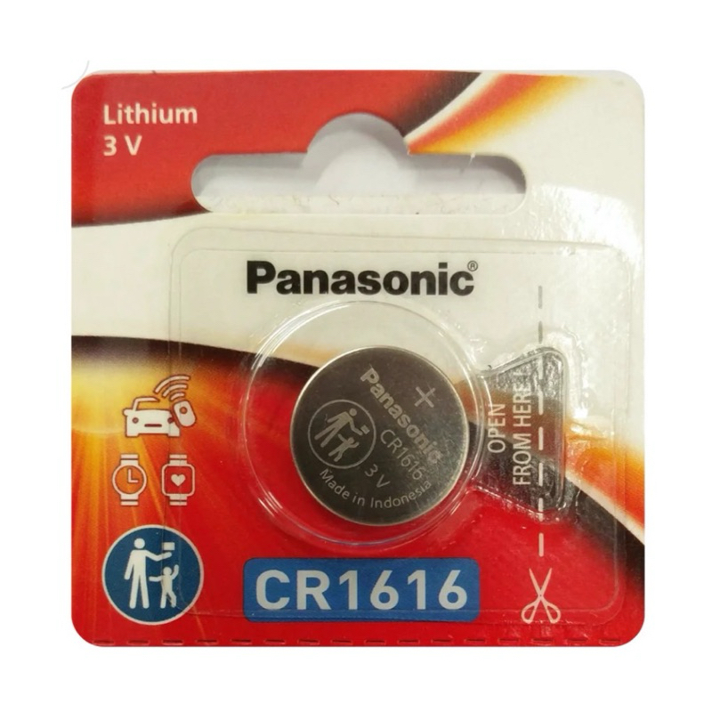 ถ่าน Panasonic CR1616 แพคสีแดง 1 ก้อน ของแท้