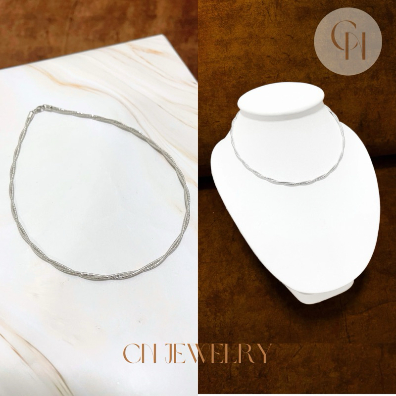 [⚡️ลดเพิ่ม 30% เก็บโค้ดหน้าร้าน] 1 เส้น สร้อยคอ (วัสดุอย่างดี ไม่ลอกดำ แพ้ง่ายใส่ได้) CN Jewelry