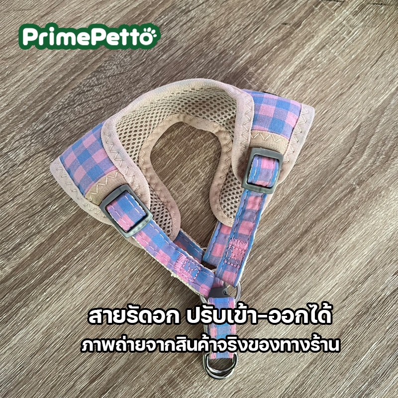 ได้ครบชุดพร้อมสายจูง สายจูงแมว สายรัดอกสุนัขพันธุ์เล็ก ผ่านิ่ม ลดการบาดผิว ใส่สบาย ระบายอากาศได้ดี รูปที่ 3