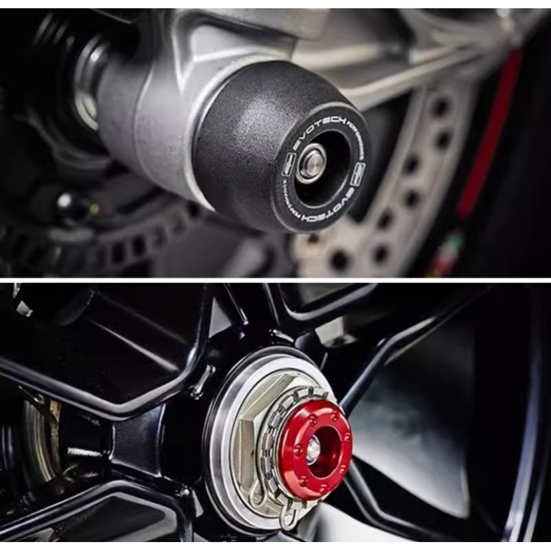 กันล้มหน้า/หลัง Evotech Ducati Hypermotard 796 821 950 Diavel 1200/1260S panigale 899/959