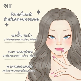 911 สี911 สีแอนนี่ แอช บลอนด์ ANNIE ASH BLONDE สีย้อมผม (ของแท้จากบริษัท)