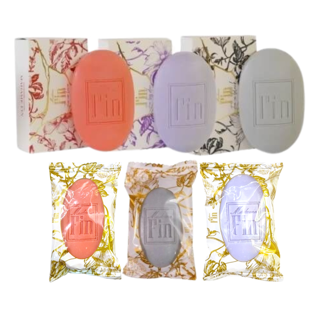 สบู่มาดามฟิน กลิ่นน้ำหอมคลาสสิค Madame Fin Classic Soap 30g/100g