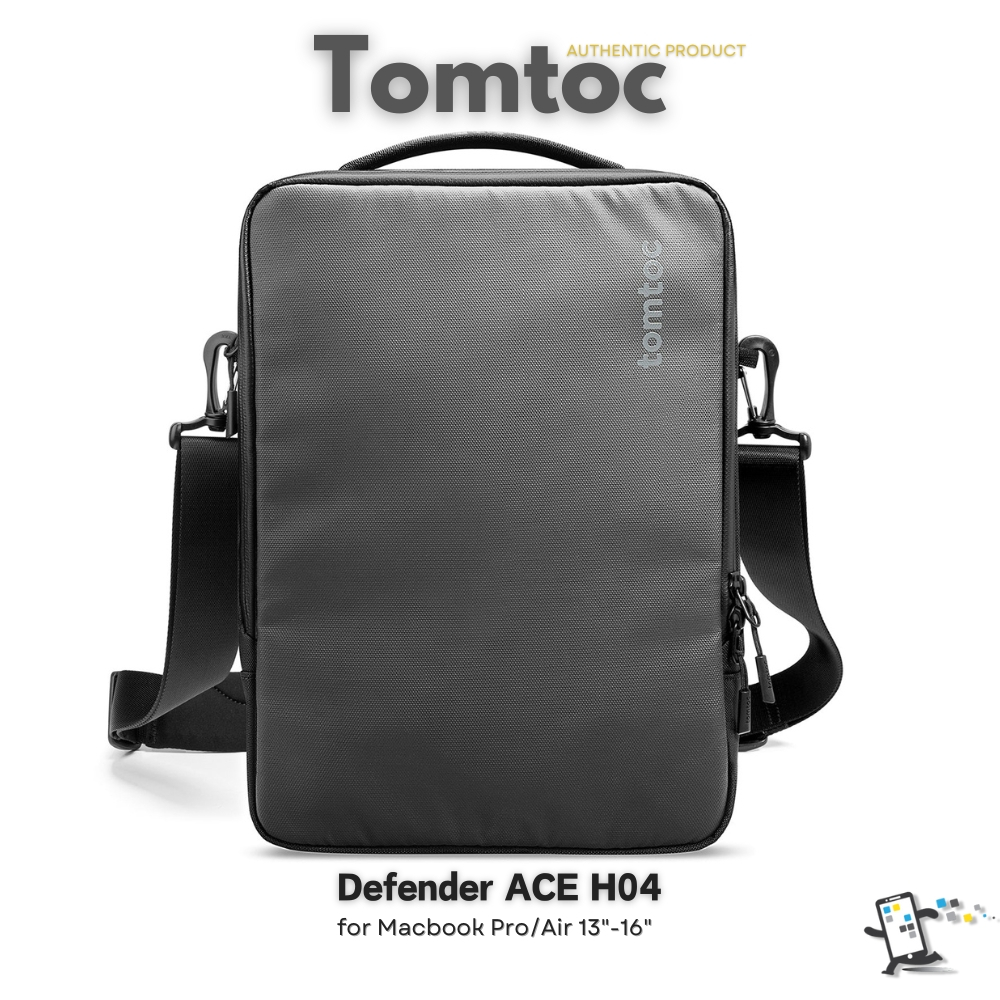 TOMTOC Defender ACE H04 กระเป๋าสำหรับ Macbook M2, M1 14-16″, Macbook Air 13″ หรือ Laptop อื่นๆ
