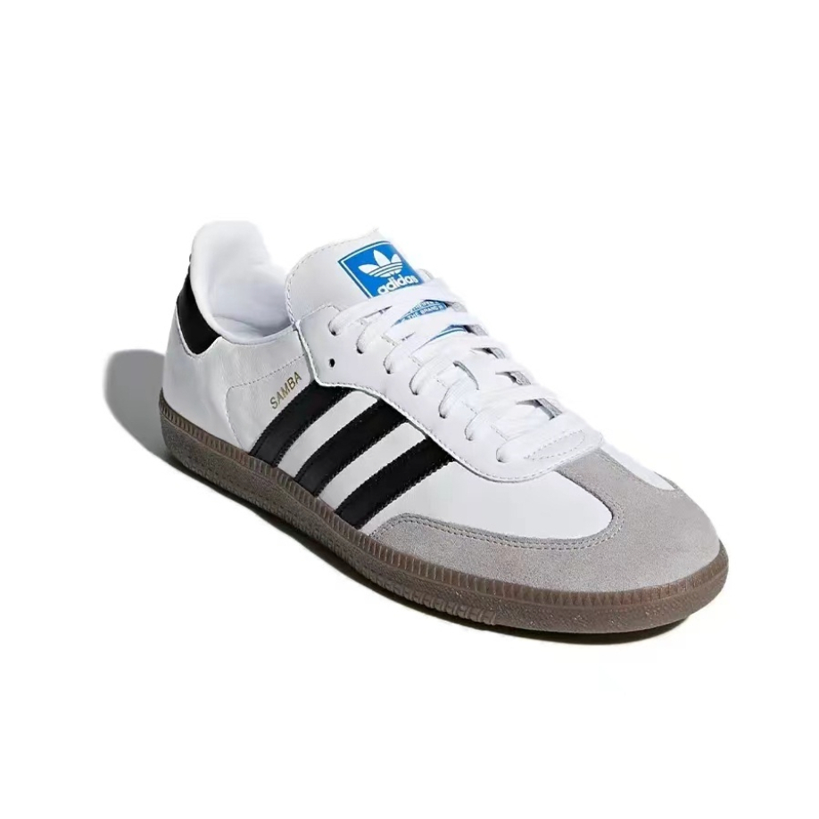 【โปรโมชั่น】Samba OG White/Black รองเท้ากีฬาเทรนด์ใหม่สำหรับผู้ชายและผู้หญิง