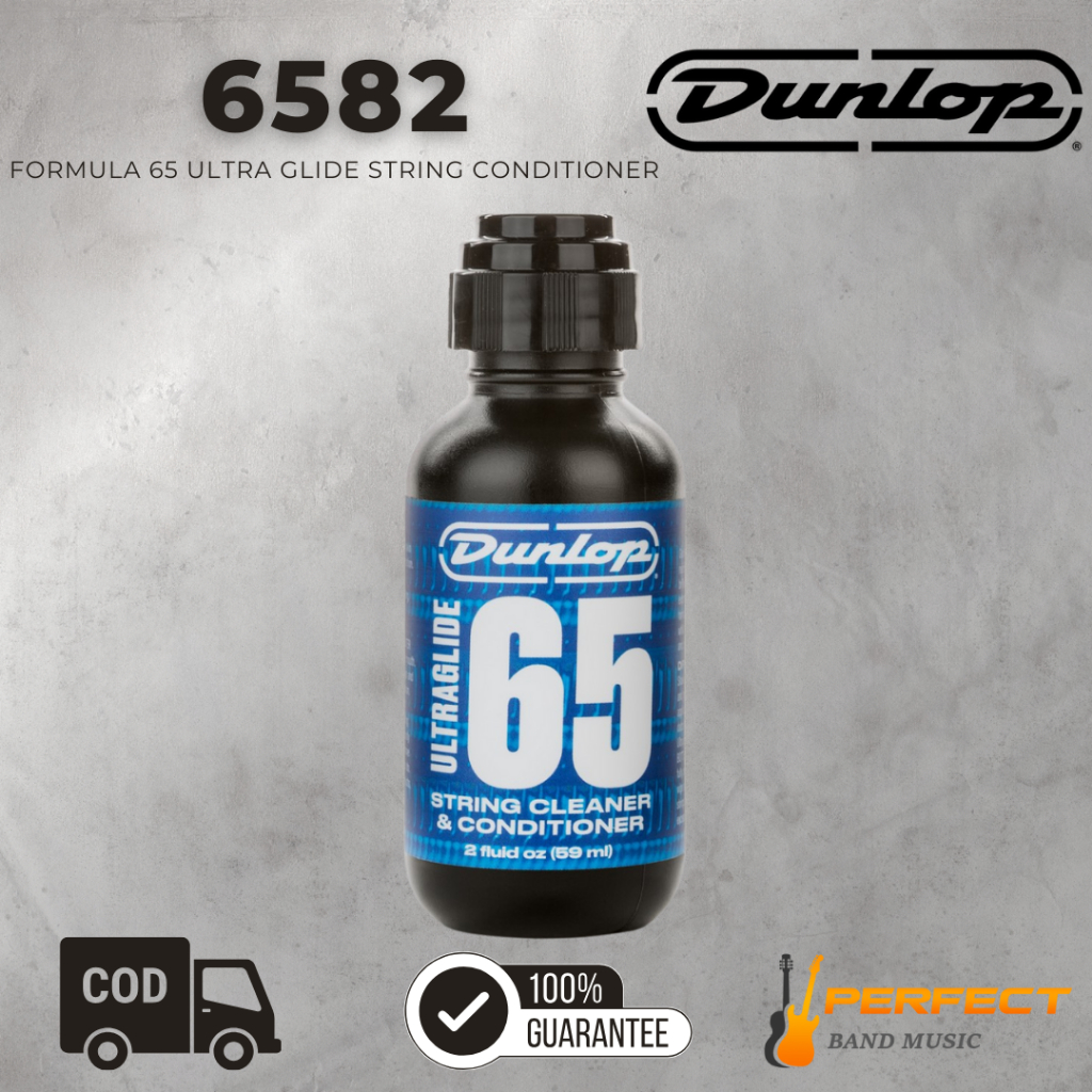 น้ำยาเช็ดสายกีตาร์พร้อมเคลือบสาย Jim Dunlop 6582 Formula 65 Ultra Glide String Conditioner ของแท้ 100%