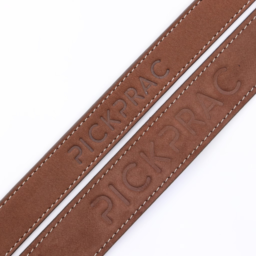 PICKPRAC LEATHER STRAP /สายคล้องคอหนังแท้ สีBlack / Brown