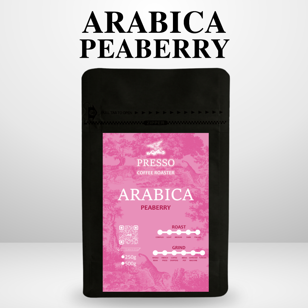 Presso Coffee Roaster  พีเบอร์รี่ (Anaerobic process) ขนาด 250 กรัม