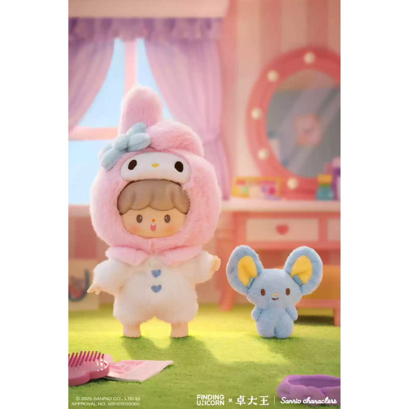 🔴ยกบ็อก(6 ตัว)🔴🔥โค้ดแฟชั่นลด30%🔥พร้อมส่งในไทย🔥Zzoton x Sanrio characters Love-League buddies series พวงกุญแจ