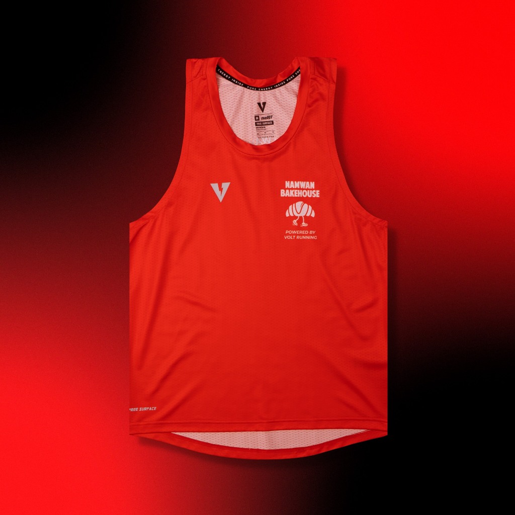 فولت فانلة جري Running Club ـ أحمر — صورة 2