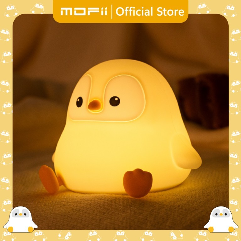 [ของแท้ รับประกันศูนย์ไทย]MOFii โคมไฟน่ารักBABY PENGUIN เพนกวินน้อยกลมๆน่ารักสุดๆ ปรับระดับแสงไฟได้