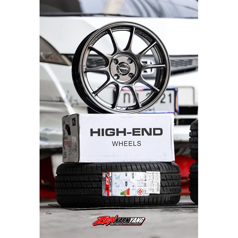 ล้อแม็กซ์ TC105X ขอบ15 พร้อมยาง TOYO R1R 205/50R15 Y2023 (ราคา4วง)