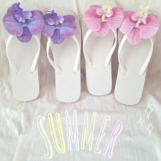 รองเท้าแตะดอกกล้วยไม้ 🕊️🌸🎀🩷Hawai 🩷🌸พร้อมส่งจากไทย🕊️😘