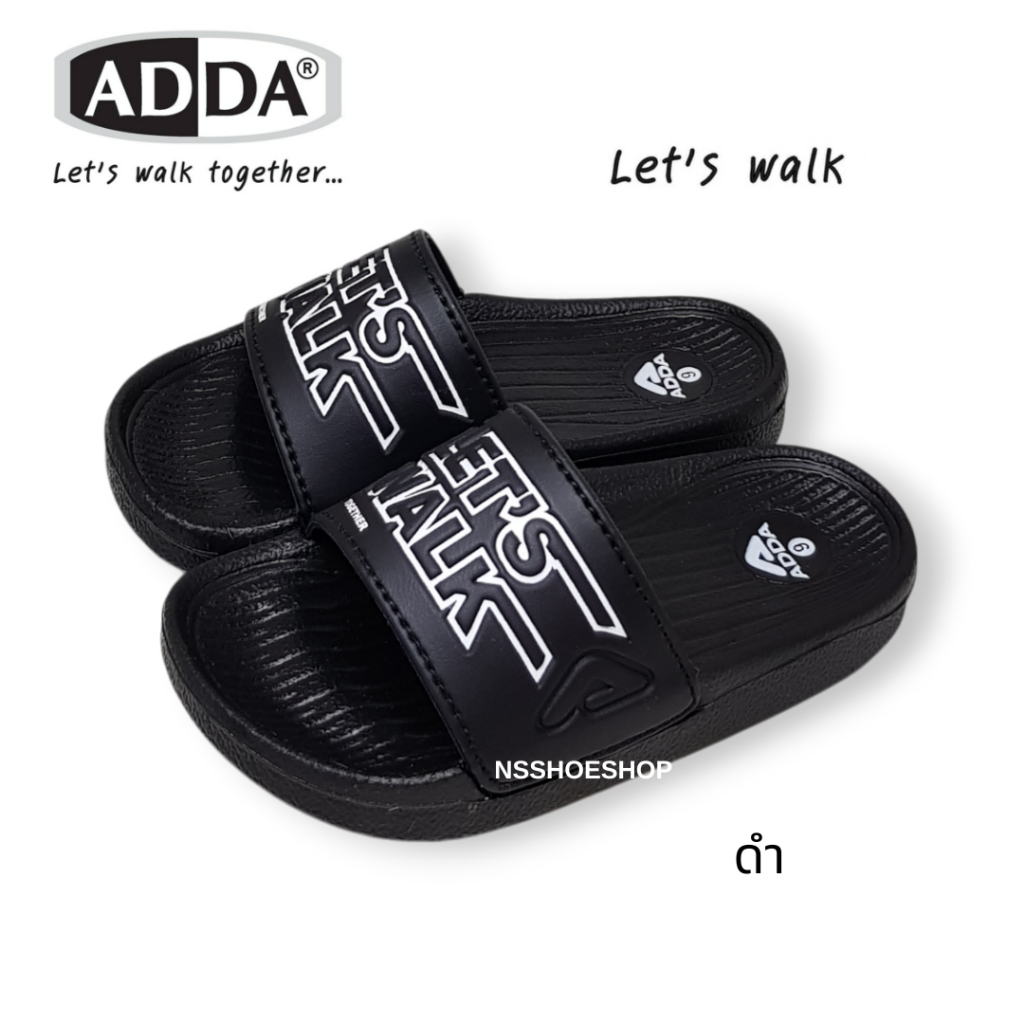[ส่งทุกวัน] ใหม่!!! Adda 32B3K แอ็ดด้า รองเท้าแตะเด็กแบบสวม Let's walk size 8-3 รูปที่ 5
