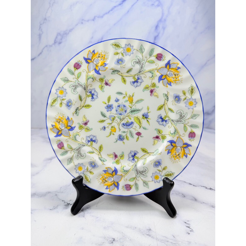 จานเซรามิก ขนาด 20x1.3cm. MINTON MADE IN ENGLAND (Pluto1 : 309)