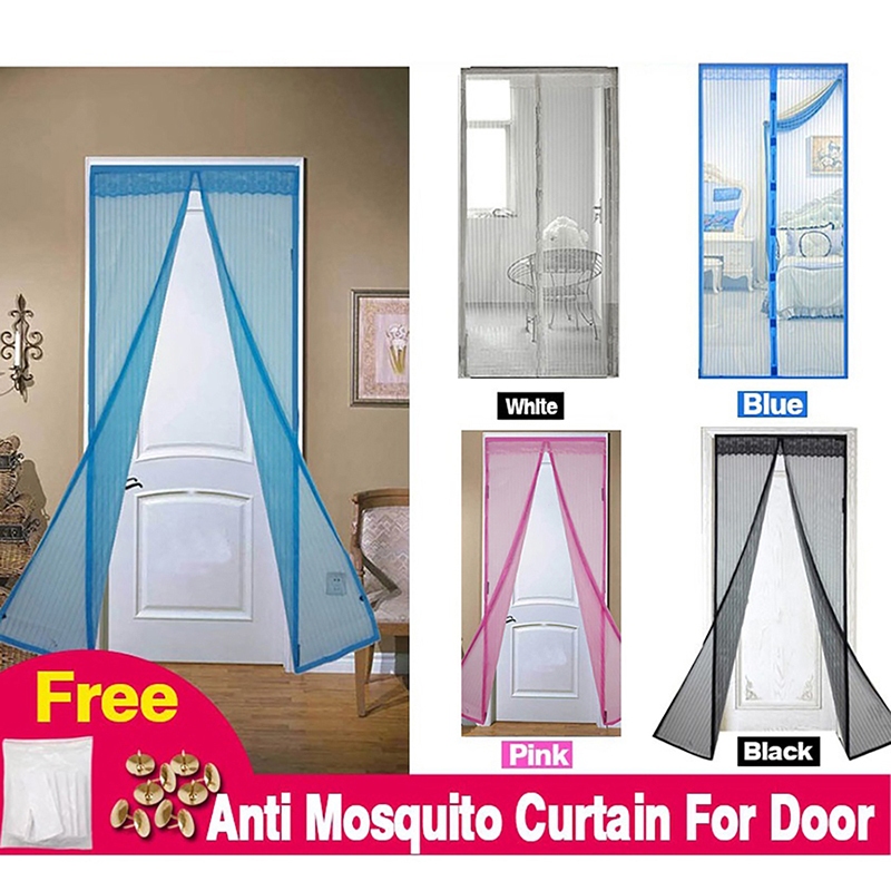 COD ม่านประตู มุ้งแม่เหล็ก ผ้าม่านแฟชั่น ม่านประตูแ ทอมือ 100*210/120*210 ป้องกันยุง ติดตั้งง่าย ตัวเลือกสีต่างๆ
