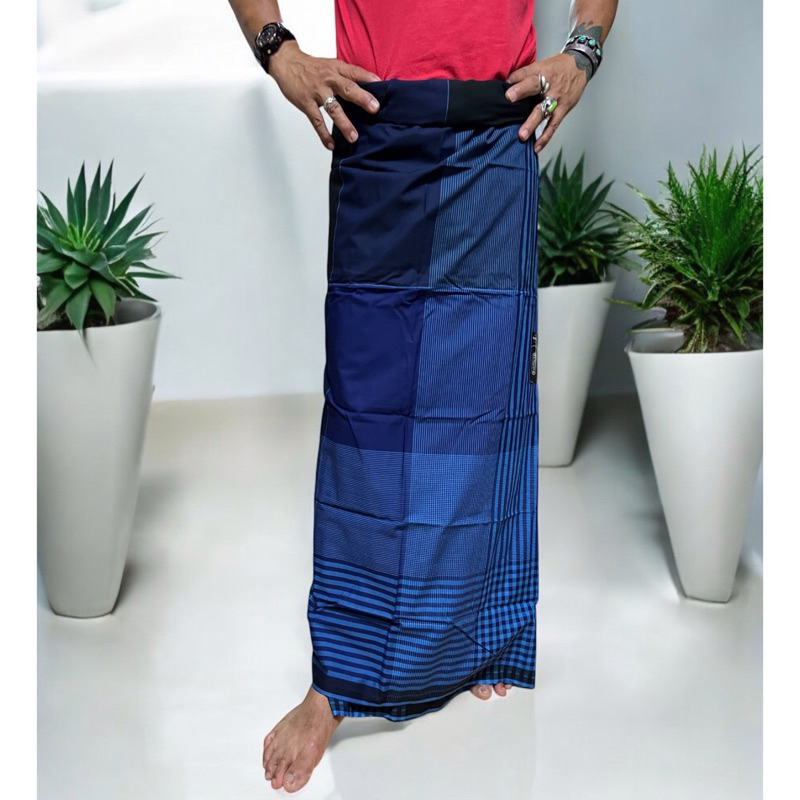 โสร่งชาย เนื้อผ้าคอตตอนเนื้อดี Gajah Duduk ตราช้างนั่ง