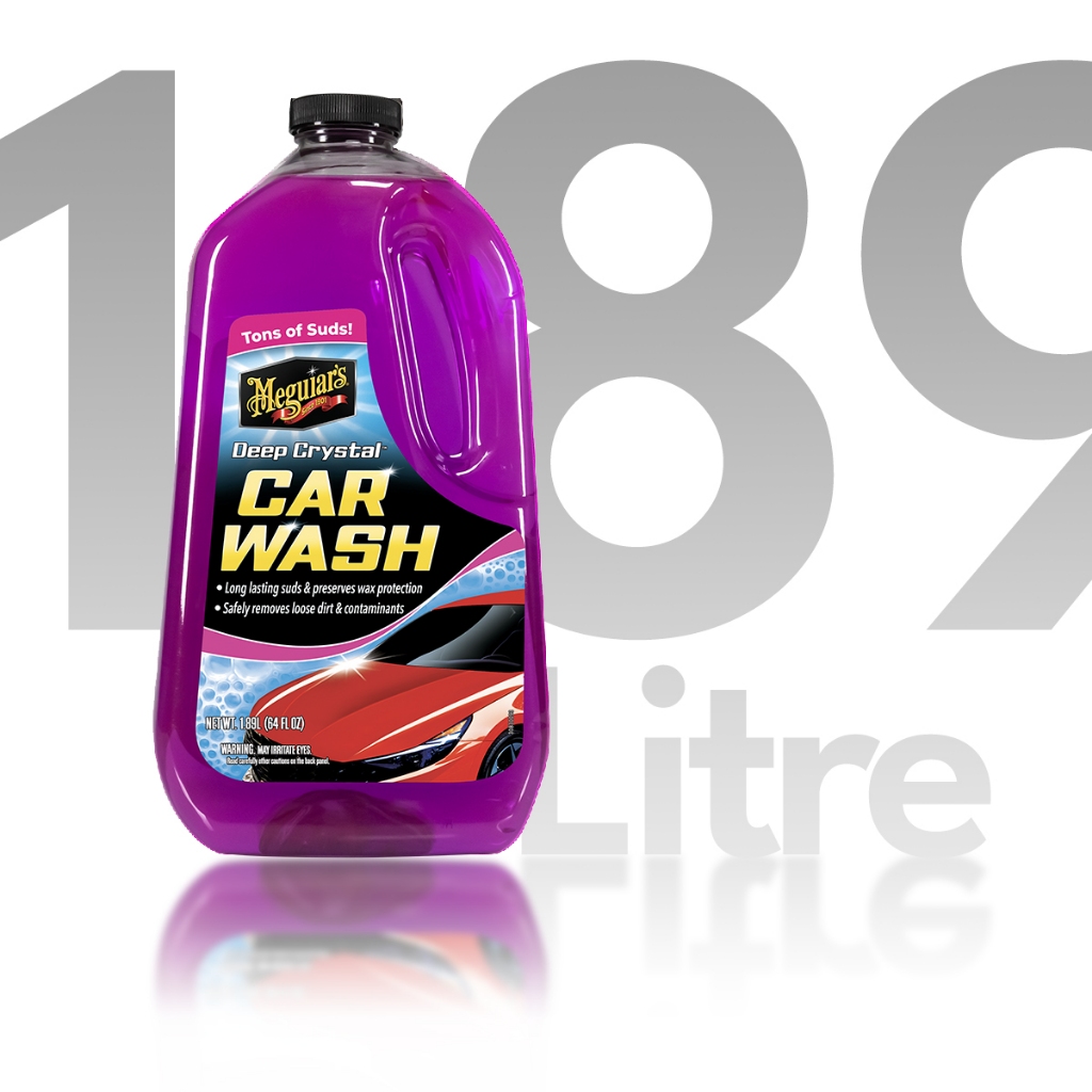 Meguiar's G10464 Deep Crystal Car Wash Shampoo แชมพูล้างรถ ขนาด 1.89 L.