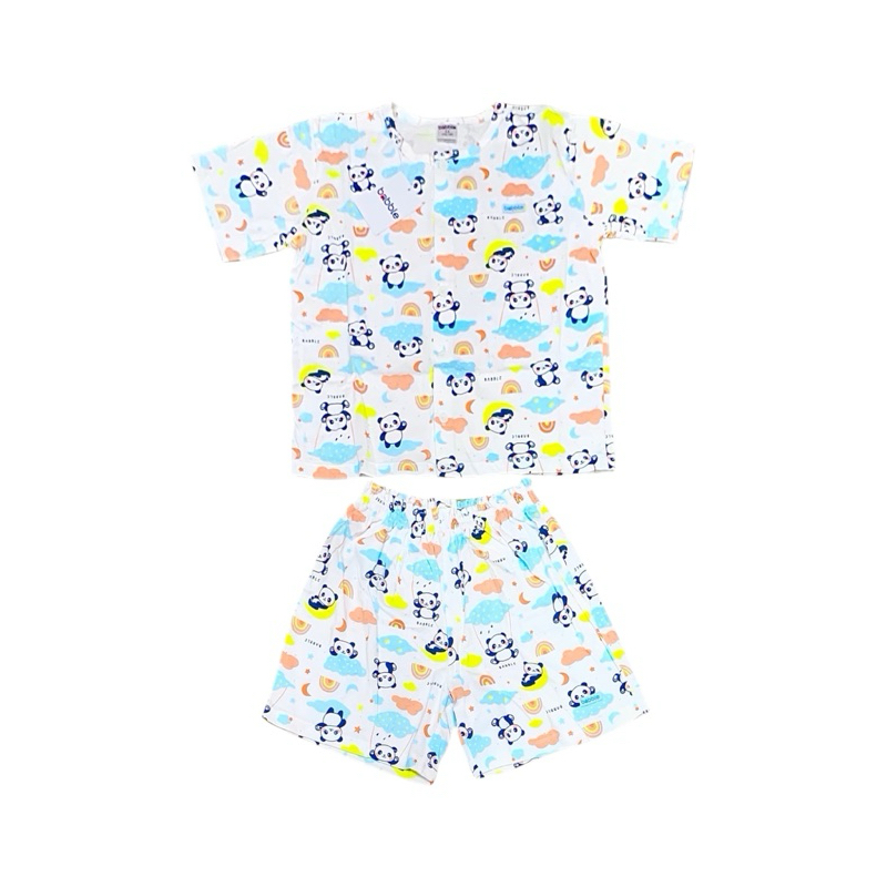 Absorba Babble New Collection ชุดนอนแขนสั้น ขาสั้น กระดุมหน้า Size 5ปี,7ปี,9ปี