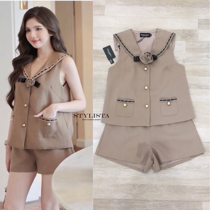 ชุดเซทน่ารักๆ ST20962 ชุดใส่ไปเดินเล่น งานป้าย Stylista