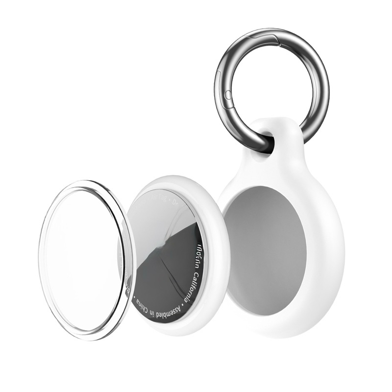 Airtag Case TPU กันน้ำ Secure Tracker Holder Anti-Lost เคสป้องกันกระแทกสําหรับ AirTag  เคส