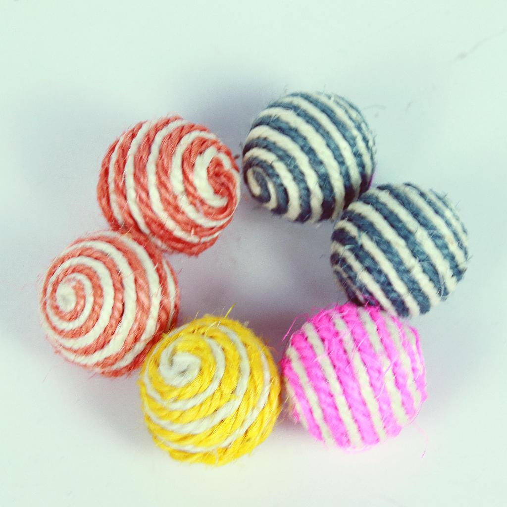 PP B89 ของเล่นแมว ลูกบอลแมว ลูกบอลล้มลุก ของเล่นสัตว์เลี้ยง (คละแบบคละสี) - รูปที่ 3