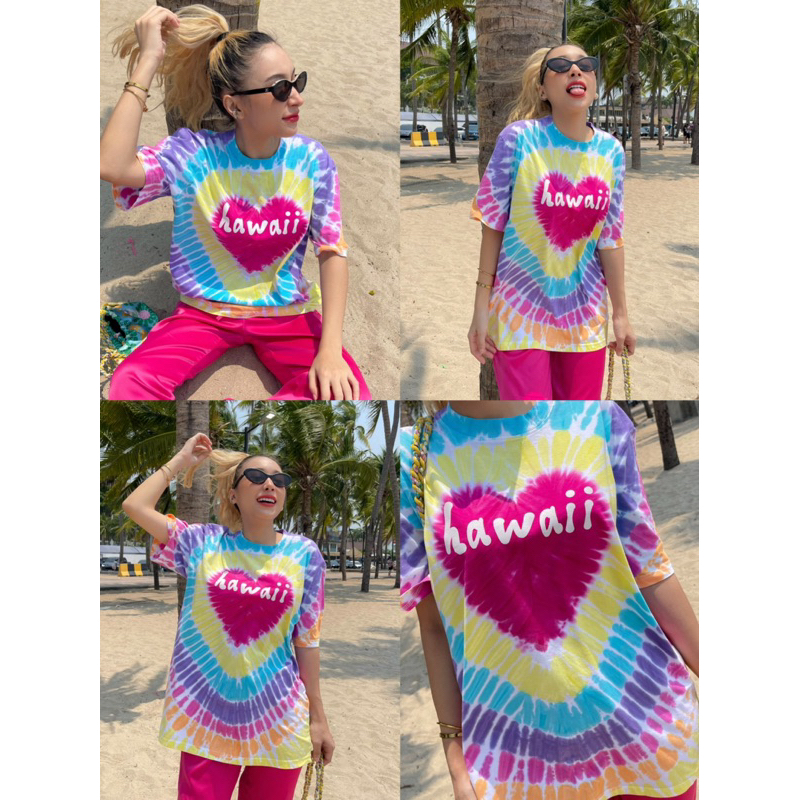 TGT | tie dye tee 🩵💛🩷✨